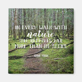 In elke wandeling met Natuur magneet (Voorkant)