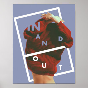 In en uit poster