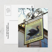 In Engeland, The Black Swan Briefkaart (Voorkant / Achterkant)