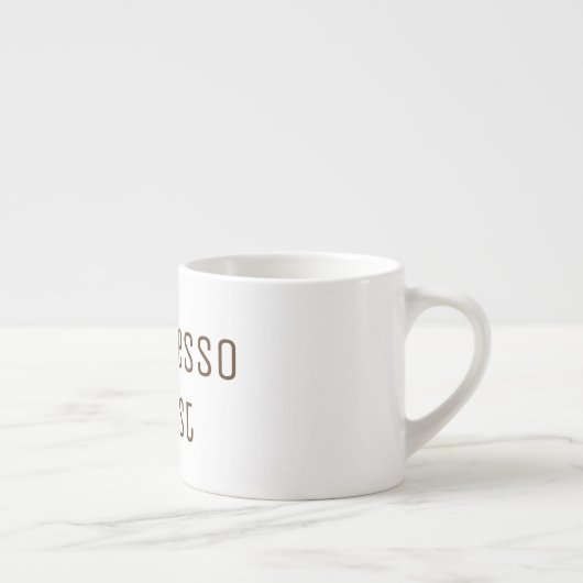 In Espresso vertrouw ik op de Mok van de Typografi (Rechts)