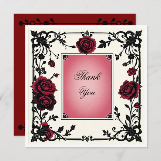 In Eternal Thanks Bedankkaart (Voorkant / Achterkant)