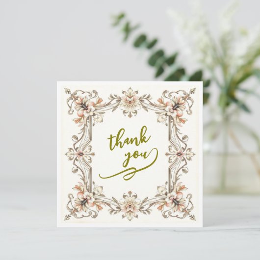 in eternal thanks bedankkaart (Staand voorkant)