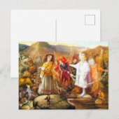 In Fairyland John Anster Fitzgerald Feestdagenkaart (Voorkant / Achterkant)
