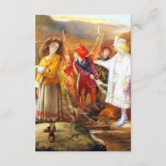 In Fairyland John Anster Fitzgerald Informatiekaartje (Voorkant)