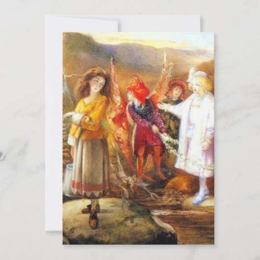 In Fairyland John Anster Fitzgerald Kaart (Voorkant)