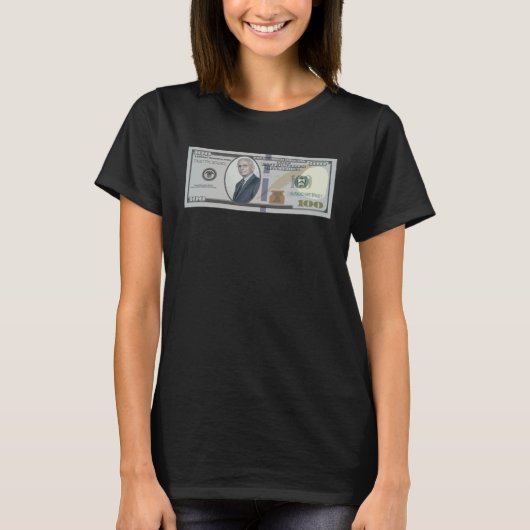 In Fauci We Trust 100 Dollar Bill T-shirt (Voorkant)