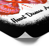 In februari Draag we de rode bu Poster (Hoek)