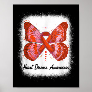 In februari Draag we de rode bu Poster