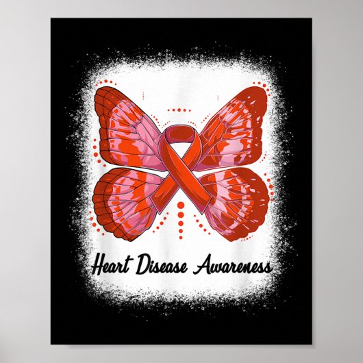 In februari Draag we de rode bu Poster (Voorkant)