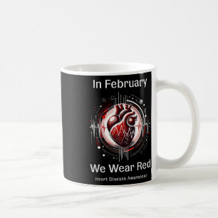 In februari Draag we het bewustzijn van de gezondh Koffiemok