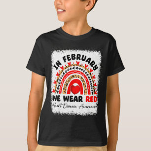 In februari dragen we Heart Disease Awareness Day T-shirt
