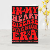 In Februari dragen we Rode Hartziekte bewustzijn W Kaart (Gele Bloem)