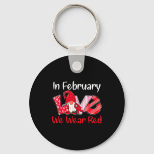 In Februari dragen we Rode Liefde Kabouters Hartzi Sleutelhanger