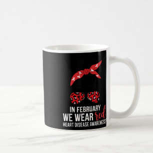 In februari dragen we rood CHD Hartziekte bewustzi Koffiemok