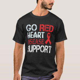 In Februari dragen we rood, Ondersteuning Hart- en T-shirt
