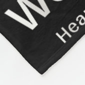 In februari dragen we rood voor hartgezondheidsbew fleece deken (Hoek)
