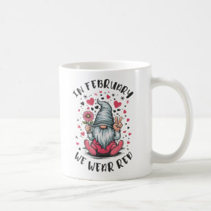 In Februari dragen we rood voor Hartgezondheidsbew Koffiemok