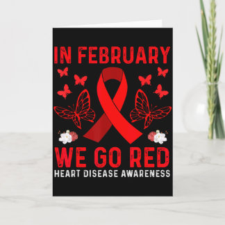 In Februari Gaan We Naar Rood Hartziekte Bewust Kaart