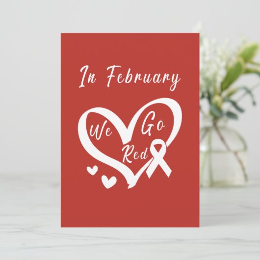 In februari gaan we op de hoogte zijn van een rode kaart (Staand voorkant)