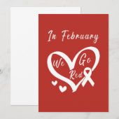 In februari gaan we op de hoogte zijn van een rode kaart (Voorkant / Achterkant)