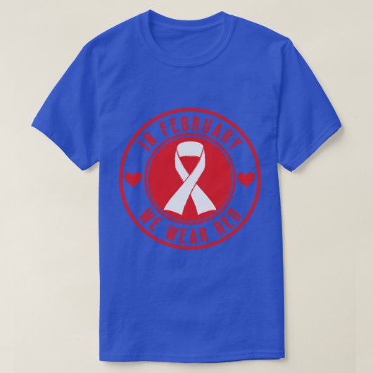 In februari hebben we Red 7 Draag T-shirt (Design voorkant)