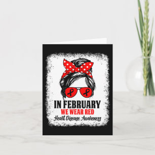 In februari hebben we Red Heart Disease Awareness Kaart