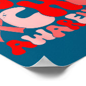 In February We Wear Red Chd Awareness Heart Diseas Poster (Hoek)