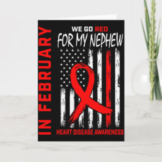 In February We Wear Red For Nephew Heart Disease A Kaart