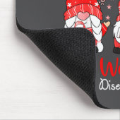 In February We Wear Red Three Gnomes Heart Disease Muismat (Hoek)