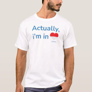 In feite in Indonesië T-shirt