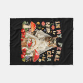 in Feral Bride-tijdperk Kat Huwelijk Bachelorette- Fleece Deken (Voorkant (Horizontaal))