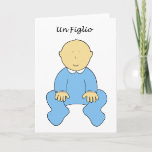 In Figlio is het een jonge baby in het Italiaans Aankondiging