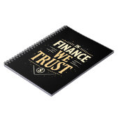 In Finance We Trust  Notitieboek (Linkerzijde)