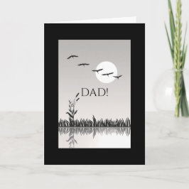 IN FLIGHT BIRTHDAY CARD FOR DAD BEDANKKAART