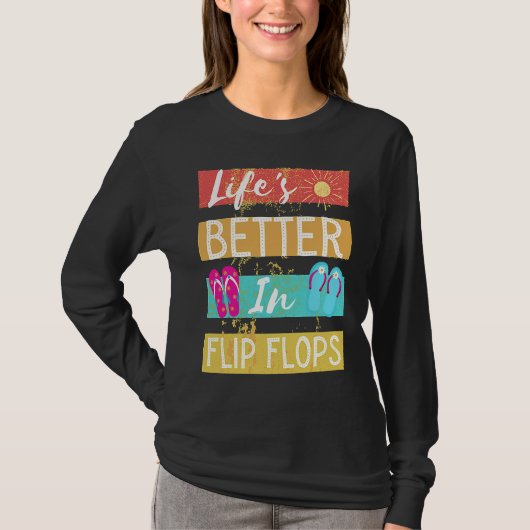 In Flip Flops 1 T-shirt (Voorkant)