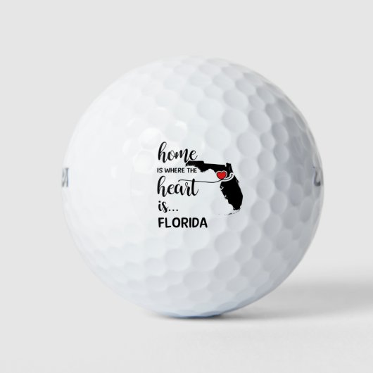 In Florida is het huis waar het hart ligt Golfballen (Voorkant)