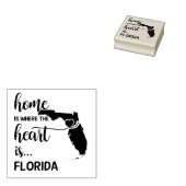 In Florida is het huis waar het hart ligt Rubberstempel (Gestempeld)