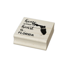 In Florida is het huis waar het hart ligt Rubberstempel