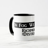 "In Fog We Trust" - Ringer Mok B&W (Voorkant links)