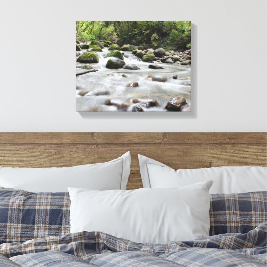In Forest Stream verpakt canvas (Insitu (Slaapkamer))