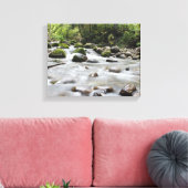 In Forest Stream verpakt canvas Afdruk (Insitu (Woonkamer))