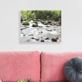 In Forest Stream verpakt canvas Afdruk (Insitu (Woonkamer))
