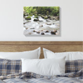 In Forest Stream verpakt canvas Afdruk (Insitu (Slaapkamer))