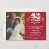 In Forever 40th Wedding Jubileum Foto Kaart (Voorkant)