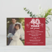 In Forever 40th Wedding Jubileum Foto Kaart (Staand voorkant)