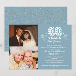 In Forever 60th Wedding Jubileum 2 Foto Kaart