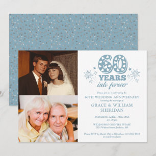 In Forever 60th Wedding Jubileum 2 Foto Kaart