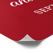 In Forever Ruby 40th Jubileum Welkom Teken Poster (Hoek)