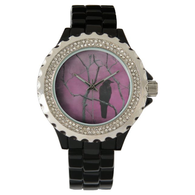  in Fuchsia Horloge (Voorkant)