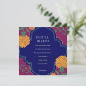 In Full Bloom Feestdagenkaart (Staand voorkant)